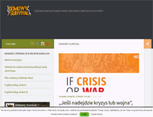 Tablet Screenshot of domowy-survival.pl